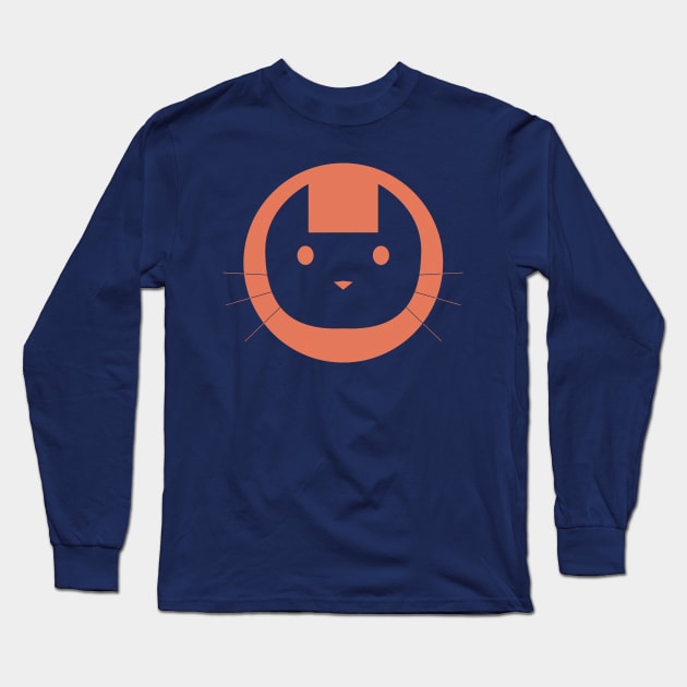 CAT INVERT Long Sleeve T-Shirt by droidmonkey